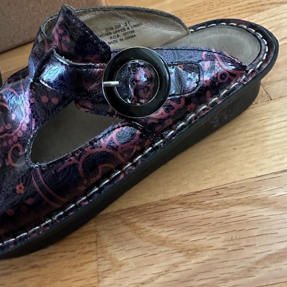 Alegria Donna Electric Paisley Professional Clogs Size 41 - Picture 3 of 12